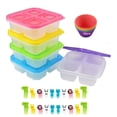 thumbnail image 1 of Rbaofujie Bento Lunch Box for Girls 5pc/7pc Food Grade Compartment Lunch Box Plastic Fresh-Keeping Lunch Box with Lid Microwave Heating Lunch Box Lunch Box for Boys, 1 of 3