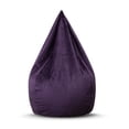 thumbnail image 2 of Fauteuil poire Gouchee Home Sambre mauve – Tissu polyester velours doux avec rembourrage en billes de polystyrène, adapté aux adultes et aux adolescents, siège léger et portable pour dortoir ou salon, 2 of 8