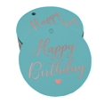 thumbnail image 1 of Inkdotpot Happy Birthday Bottle Tag Real Rose Gold Foil Favor Hang Tags 100 Pack, 1 of 6
