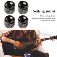 thumbnail image 3 of 4Pcs Electric Guitar Knobs Metal Volume Tone Control Dome With Wrench Guitar Tone Volume Knobs For Beginner Or Professional Musician, 3 of 8