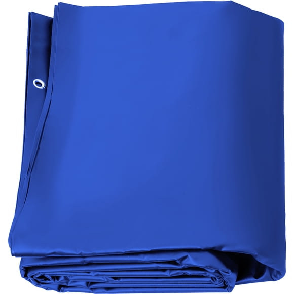 VEVOR Housse de Sécurité pour Piscine, Housse pour Piscine Creusée 13 X 23 Pi, Housse Bleue pour Piscine Creusée, Housses de Piscine en PVC Housse Rectangulaire pour Piscine de Sécurité Housse de Piscine de Sécurité Unie pour Piscine Couverture de Protection Hivernale