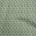 thumbnail image 1 of oneOone Velours Vert Tissu Ogee Matière de Robe Tissu Imprimé Tissu au Mètre 58 Pouces de Large, 1 of 4