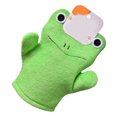 thumbnail image 2 of Kids Exfoliating Washcloth, Artificial Fiber Comfortable Deep Cleaning Pretty Design Back Scrubber Cloth  Present  For Family Green  Free Size, 2 of 8