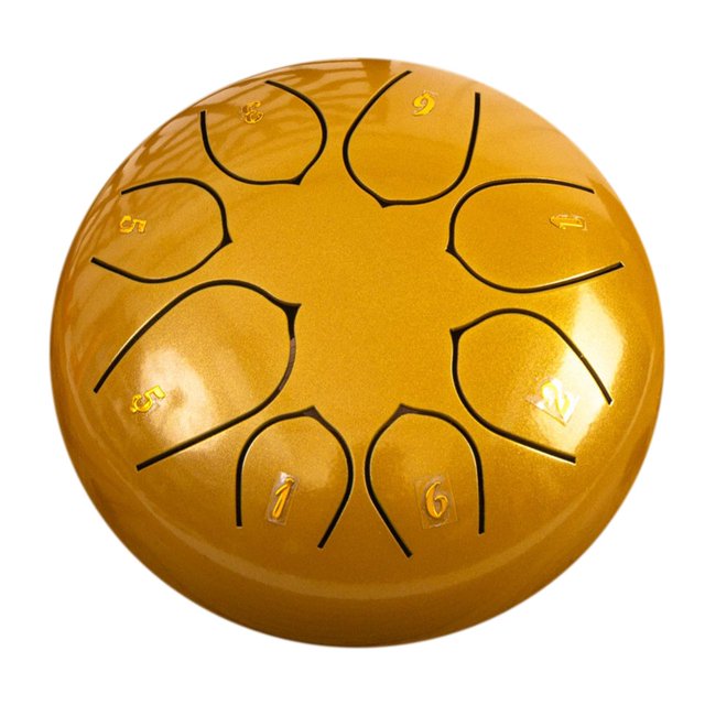 LOVEVER 6-inch 8-tone Drum Adult Music Hand Drum Instrument Musical Instrument