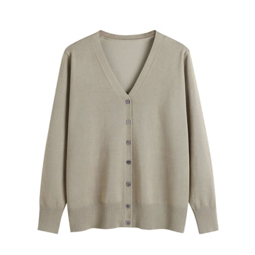 EGNMCR Cardigan Sweaters for Women, Sweaters for Women Women's New Spring And New Women's Sweater Cardigan V-neck Long Sleeve Plus Oversize Women's Cardigan Knitted Outer Women Sweater