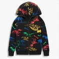thumbnail image 2 of Boys Dinosaur Hoodies Zip Up Jacket Pullover Hooded Sweatshirt for Kids, 2 of 7