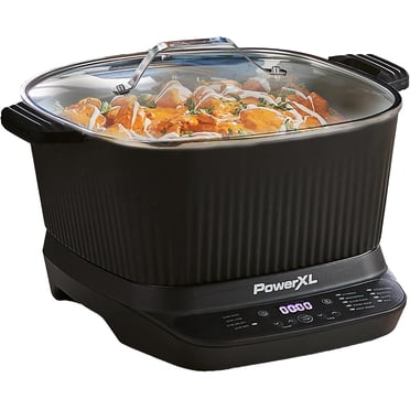 STIRMAX Autocuiseur Numérique de 7,5 Pintes avec Palette d'Agitation Automatique, Mijoteuse Programmable 9-en-1, Saute Saisir Risotto Ragoût Vapeur Garder au Chaud - Neuf