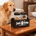 thumbnail image 1 of Durable Pet Storage Organizer Decorative Cat and Dog Food Container with Two Airtight Jars, 1 of 3
