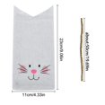 thumbnail image 2 of Cloth Easter Bag For Candy & Bunny Birthday Decorations Themed Bag For Easter Valentines Favors Some Bunny Is One, 2 of 8