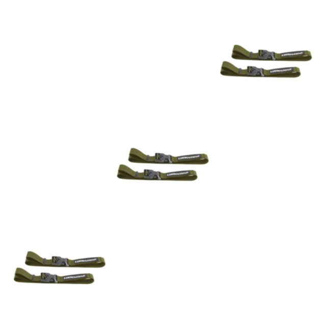 QualitChoice 1/2/3/5 2X Attaché Ceinture Ensemble Bagages Cils Sangle Cargo Cravate Stockage Randonnée Camping Boucle Valise de Voyage Réglable Durable Vert Foncé / M 3PCS