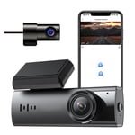 Dash Cam Front Rear Camera 2K+1K WiFi GPS Driving Recorder Dashboard Camera WDR Car Dashcam Single lens