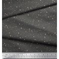 thumbnail image 3 of Soimoi Gray Viscose Chiffon Fabric Brush Stroke Abstract Print Sewing Fabric Yard 42 Inch Wide, 3 of 3