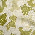 thumbnail image 1 of oneOone Cotton Silk Lime Green Fabric Abstracts Craft Projects Decor Fabric Printed By The Yard 42 Inch Wide, 1 of 4