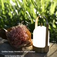 thumbnail image 2 of Tubicen Lampe DEL Portable avec Port USB, Lampe de Table Tactile à 3 Niveaux Réglables, Lampe de Chevet Alimentée par Batterie 4000 mAh, Poignée Lisse Confortable à Tenir pour Chambre, Camping, Randonnée, BBQ, 2 of 8