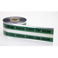 thumbnail image 1 of Mutual 17774 Polyethylene Underground Sewer Line Detectable Marking Tape, 1000' Length x 6" Width, Green, 1 of 3