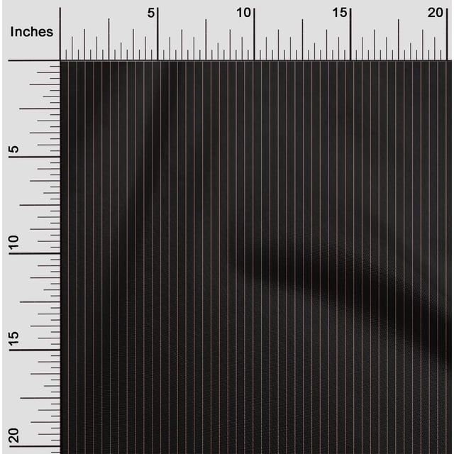 oneOone Jersey en Viscose Tissu Noir à Fines Rayures Matière de Robe Tissu Imprimé Tissu au Mètre 60 Pouces de Large