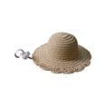 thumbnail image 2 of Pet Mini Sun Hat Straw Hat For Cats Dogs Sun Protection Breathable Adjustable Gentle Chin Strap For Small Pets Beach Trips Backyard Play Park Visits Photoshoots Birthdays Gifts For Pet Lovers, 2 of 7