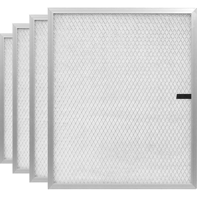 ALORAIR 4 Pack MERV-8 Filter designed for the Storm LGR Extreme dehumidifier, featuring a pleated structure for efficient filtration. The filters are white with a diamond-patterned mesh and a sturdy frame, measuring 9.9 × 12.2 × 0.4 inches. They capture larger airborne particles, protect internal components, and ensure maximum airflow. Suitable for up to 3-6 months of use depending on air quality.