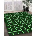 thumbnail image 3 of Ahgly Company Tapis de Zone Ronds d'Intérieur Lavables à la Machine, Transitionnels, Noir Nuit, 6 Pieds Rond, 3 of 7