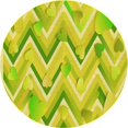 thumbnail image 1 of Ahgly Company Tapis d'Intérieur Ronds Transitionnels Lavables à la Machine, Vert Pistache, 3 Pieds Rond, 1 of 7