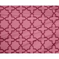 thumbnail image 4 of oneOone Polyester Lycra Fabric Quatrefoil Block Print Fabric By Yard 56 Inch Wide, 4 of 4