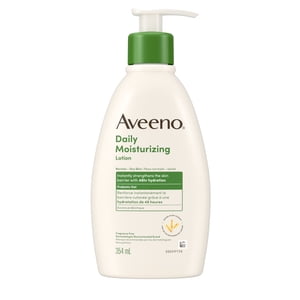 Aveeno Lotion hydratante quotidienne, peau sèche, non comédogène, avoine prébiotique, hydratant quotidien, sans fragrance