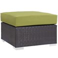 thumbnail image 4 of Modway Ensemble de Mobilier de Patio Extérieur en Rotin Osier Convene 3 Pcs, Couleur Espresso Péridot, 4 of 6