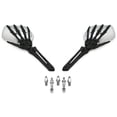 thumbnail image 2 of Krator Rétroviseurs de Moto Squelette Noir/chrome Compatibles avec Suzuki GSXR GSX-R Gixxer 1100, 2 of 3