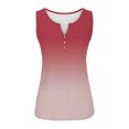 thumbnail image 4 of EGNMCR Camisoles pour Femmes T-Shirt Sans Manches à Col en V Imprimé Floral Décontracté pour Femmes Gilet Camisoles, 4 of 5