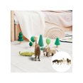 thumbnail image 1 of 4 pcs Wolf Model Toys Lifelike Educational Toy Home Decor Wolf Toys Wild Animal Models, 1 of 6