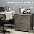 thumbnail image 4 of Vinsetto Mobile Filing Cabinet on Wheels with Hanging Bars for A4 Size, 4 of 10