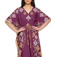 thumbnail image 4 of Moomaya Kaftan de Plage, Paréo de Bikini, Robe Longue Maxi Caftan pour Femmes, 4 of 6