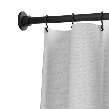 Mainstays Adjustable Tension Shower Curtain Rod with Decorative Finials