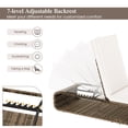 thumbnail image 2 of Gymax Chaise Longue avec Dossier Réglable, Coussin et Rangement pour l'Extérieur, 2 of 4