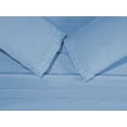 thumbnail image 5 of Comfy Bamboo World Ensemble de Draps Brodés 9900 Series, Taille Double, Bleu, 5 of 5