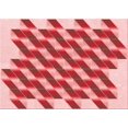thumbnail image 1 of Ahgly Company Machine Washable Indoor Rectangle Transitional Pastel Pink Area Rugs, 2' x 5', 1 of 7