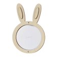 thumbnail image 3 of thinsony Kids Busy Board DIY Material Activity Sensory Board Parts for Toddler Gifts Rabbit Mirror, 3 of 8