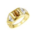 thumbnail image 3 of RYLOS Men's Rings Yellow Gold Plated Silver Rings Designer Weave Band 7X5MM Gemstone &  Diamond Ring Tiger Eye November Birthstone Rings For Men Size 8, 3 of 7