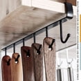 thumbnail image 2 of TopLLC Storage Bins Under Cabinet Hanger Rack Kitchen Paper Roll Holder Towel Hanger Rack Bathroom Organizer Storage Bags, 2 of 5