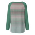 thumbnail image 5 of Birdeem Hauts pour Femmes Décontractés Été Manches 3/4 Femmes Décontractées Manches Longues Col Rond Hauts Blouse Ample Imprimé Graphique Chemise Hauts et Blouses Été, 5 of 5