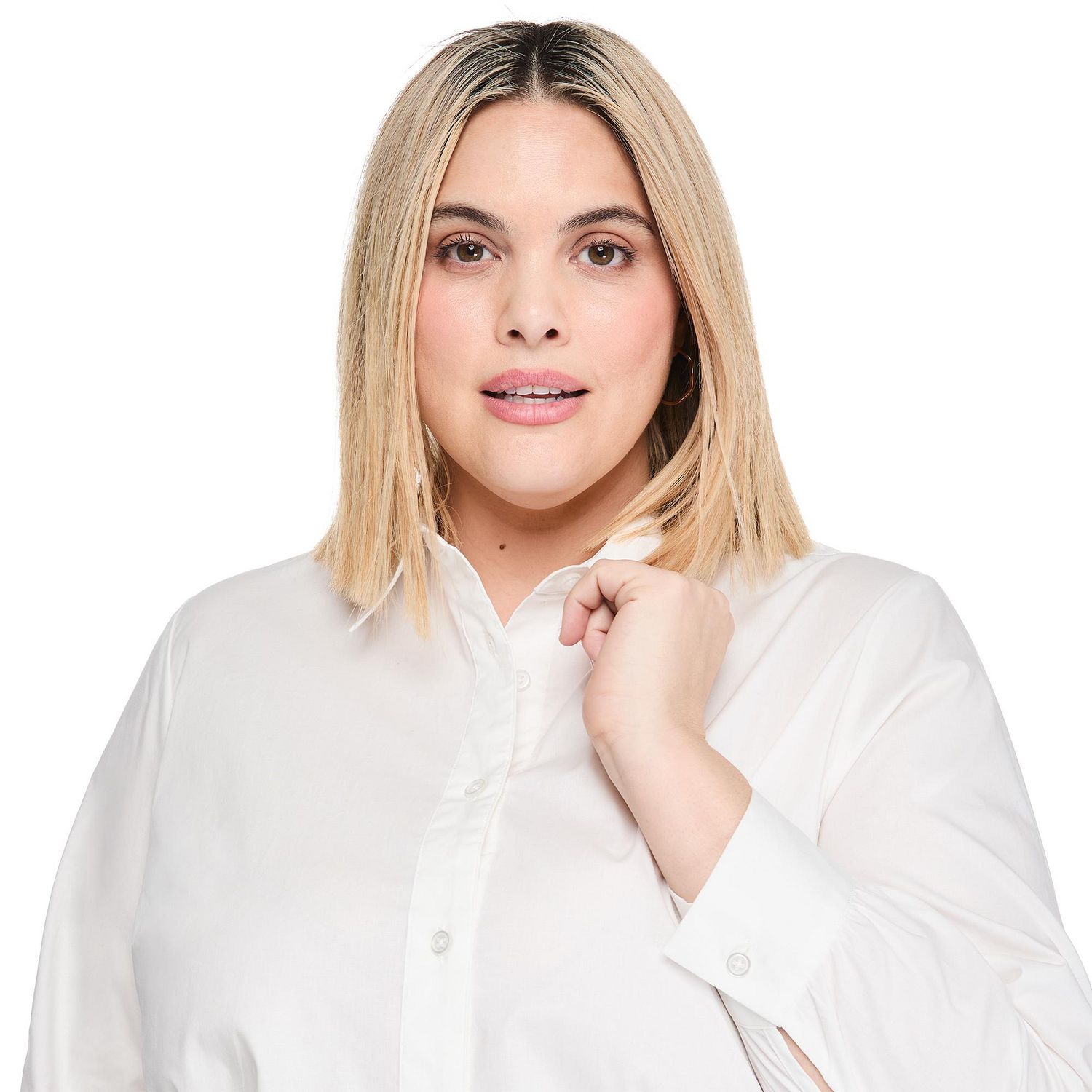Chemisier en popeline Lane Bryant Plus pour femmes