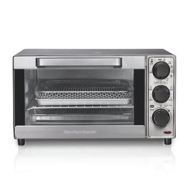 Hamilton Beach Sure-Crisp® Air Fryer Toaster Oven, 4-Slice Capacity, 0.4 cu. ft., Stainless Steel, Model 31403JC
