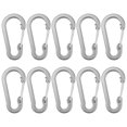thumbnail image 2 of Clip Carabiner Clips Mini Aluminum Alloy Keychain Carabiner Clip D Rings for Camping Hiking Fishing Backpacking, 2 of 5