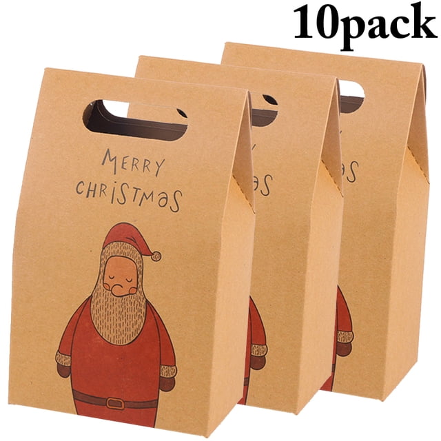 Christmas Treat Box Cartoon Creative Candy Treat Box Kraft Paper Box