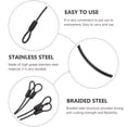 thumbnail image 4 of Weiweiguan 4pcs Multipurpose Hanging Wires Stainless Steel Cables Outdoor Hanging Cables, 4 of 6