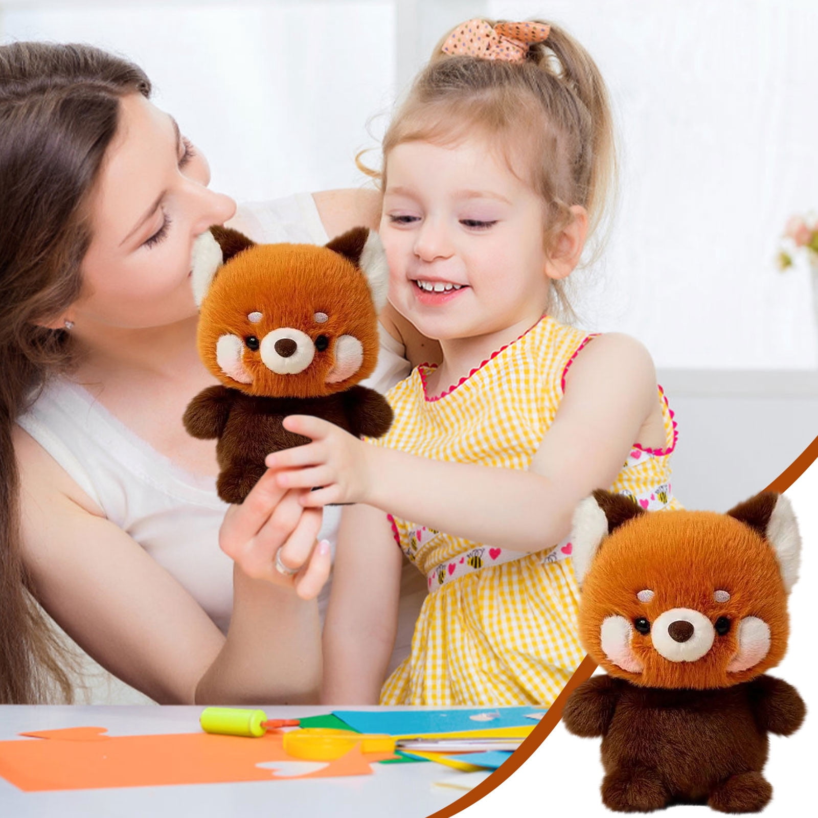 Plush Soft Raccoon Realistic Toy, Stuffed Sleep Aid & Anxiety Relief, Lifelike Raccoon Plush for Comfort & Relaxation, Cute Raccoon Design for Kids & Adults, Soft Plush Toy for All Ages