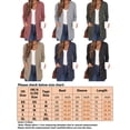thumbnail image 3 of Innerwin Cardigan Sweater Long Sleeve Ladies Outwear Holiday Solid Color Soft Cardigans Royal Blue XS, 3 of 3