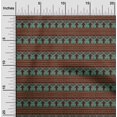 thumbnail image 1 of oneOone Cotton Poplin Fabric Chevron & Swirl Block Fabric Prints By Yard 56 Inch Wide, 1 of 4