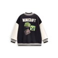 thumbnail image 2 of Minecraft Boys Black Creeper Varsity Jacket (13-14 Years), 2 of 6