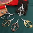 thumbnail image 4 of Harpily 50% Off Clear! vegetable cutter Retro Small Scissors Tailor Cutting Thread Head Tea Pointed Stainless Steel Office Dragon And Handmade Special Gold Scissors, 4 of 4